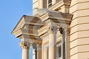 Bayreuth - facade and historic balcony