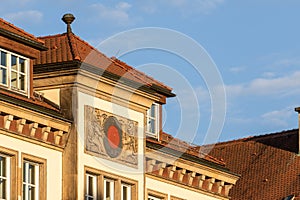 Bayreuth - facade and historic balcony