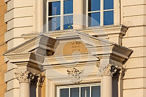 Bayreuth - facade and historic balcony