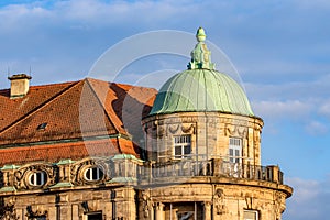 Bayreuth - facade and historic balcony