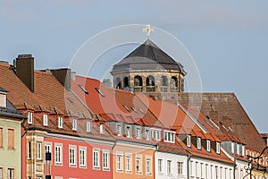 Bayreuth (Germany - Bavaria), Orthogonal church tower