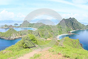 Bays on Padar Island photo