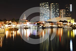 Bayside, Miami Skyline photo