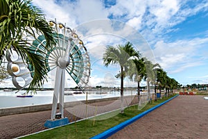 Baywalk park at puerto princesa city, Palawan photo