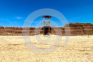 Baywatch tower in Piombino, Italy