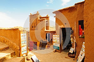 Bazaar in Ait ben haddou, Ouarzazate,  Morocco