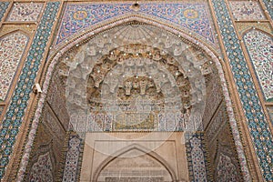 Bazaar entrance, shiraz, iran