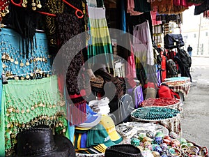 Bazaar in Jerusalem Old City photo