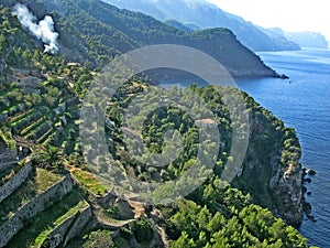 Banyalbufar cliffs photo