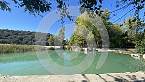 Baños de las Mulas in Lagunas de Ruidera in Castilla la Mancha, Spain.