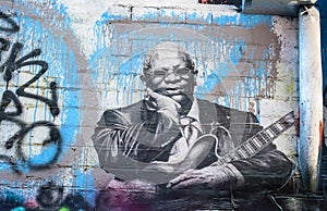 BB King graffiti