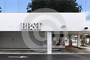 BB&T Bank Sign, ATM and Drive Through