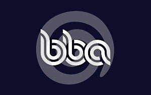 BBA Creative Unique Modern Letter Logo Design