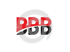 BBB Letter Initial Logo Design Vector Illustration photo