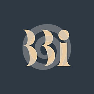 BBI abstract letter logo