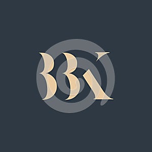 BBK abstract letter logo