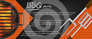 BBQ background or banners