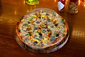 BBQ Chicken Cheese Pizza