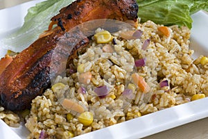 BBQ Chicken & Rice