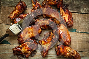 Bbq chicken wings