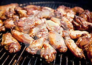 BBQ chicken wings