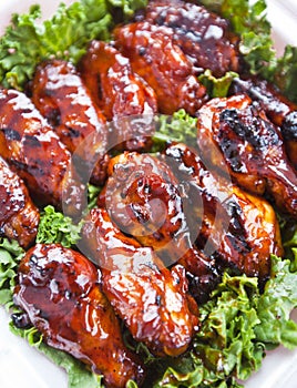 BBQ chicken wings