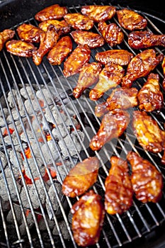 BBQ chicken wings