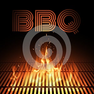 BBQ fire grille