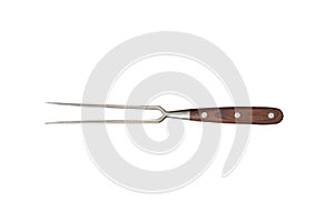 BBQ fork isolated on white background