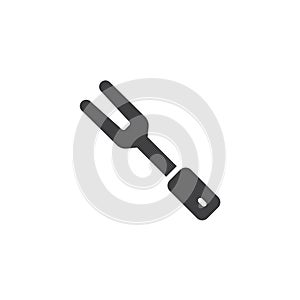 BBQ fork vector icon
