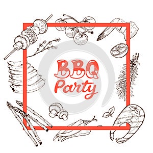Bbq and grill banner