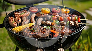 The BBQ Grill Feast.AI generated image