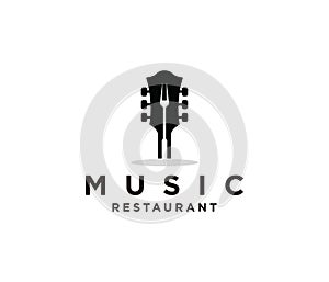BBQ Grill Guitar Live Music Concert on Bar Cafe Restaurant
