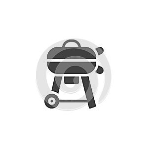 BBQ grill vector icon