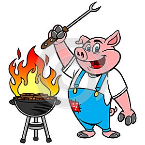 BBQ Grilling Pig