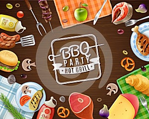 BBQ Party Frame