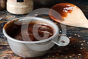 BBQ Sauce in Measuring Cup