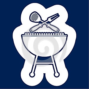 BBQ vector icon