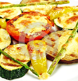 BBQ Vegetable under Sabayon Suace