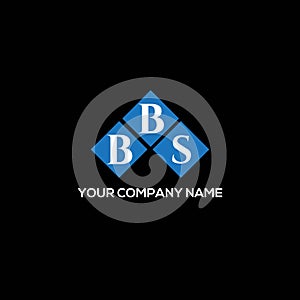 BBS letter logo design on BLACK background. BBS creative initials letter logo concept. BBS letter design
