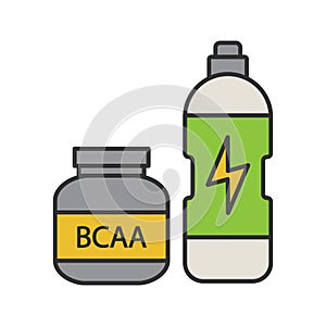 BCAA supplement color icon