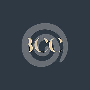 BCC abstract letter logo