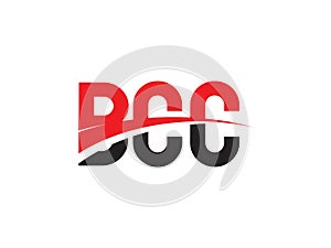 BCC Letter Initial Logo Design Vector Illustration photo