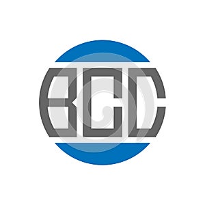 BCC letter logo design on white background. BCC creative initials circle logo concept. BCC letter design photo