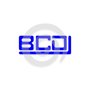 BCD letter logo creative design with vector graphic, BCD