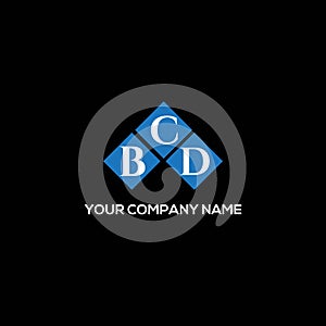 BCD letter logo design on BLACK background. BCD creative initials letter logo concept. BCD letter design