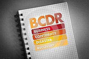 BCDR - Business Continuity Disaster Recovery