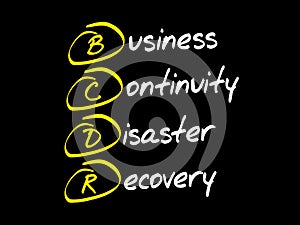 BCDR - Business Continuity Disaster Recovery