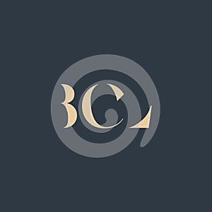 BCL abstract letter logo
