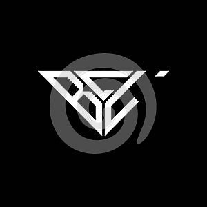 BCL letter logo creative design with vector graphic,